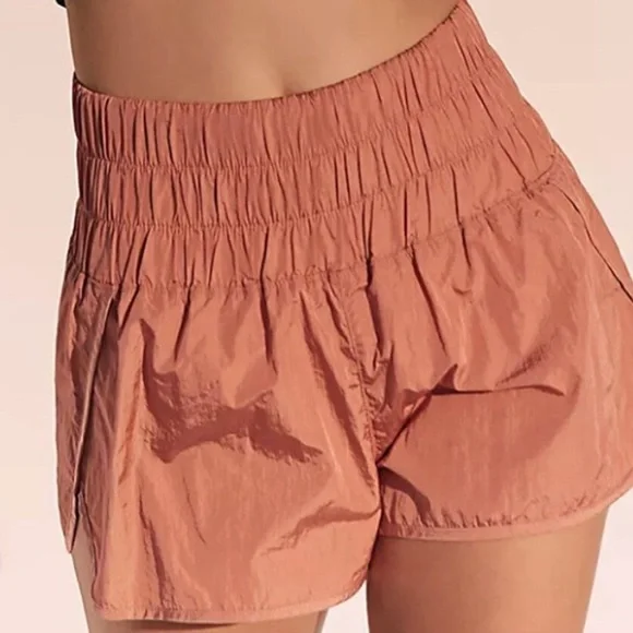 Free People Apricot Athletic Workout Shorts - Picture 6 of 6